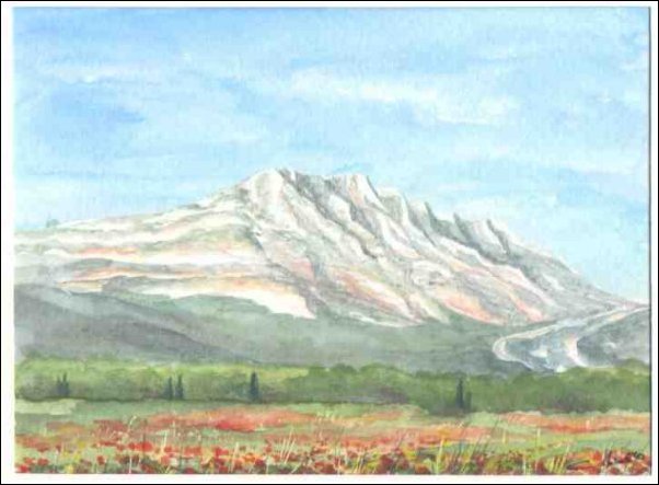 La montagne Ste Victoire, par Marie-Odile Colas